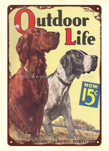 Hunting Outdoor Shop - 1936 OUTDOOR LIFE magazine hunting dog