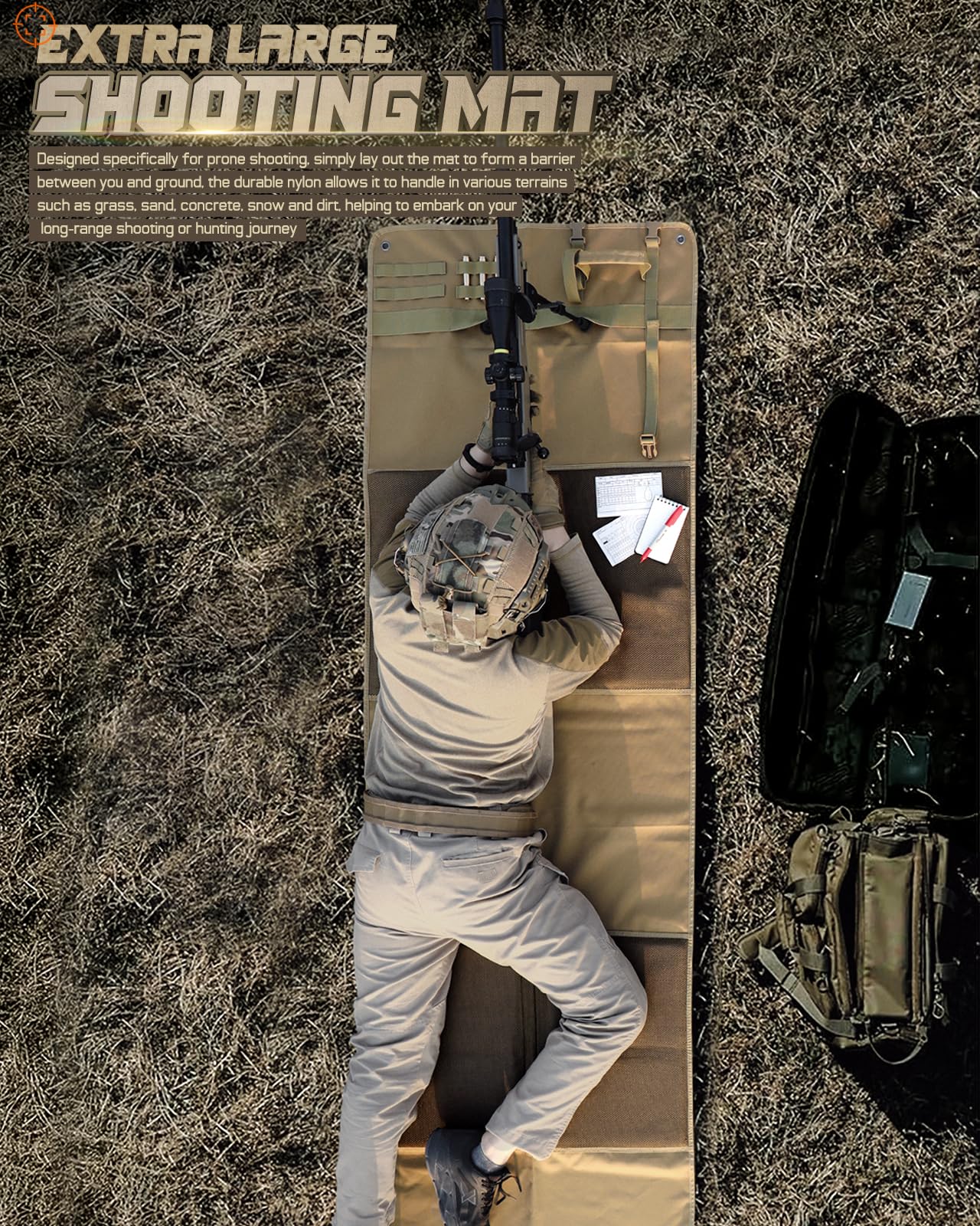 Shooting Mat Prone Tactical Sh - đánh giá và giá Outdoor Hunting Blanket