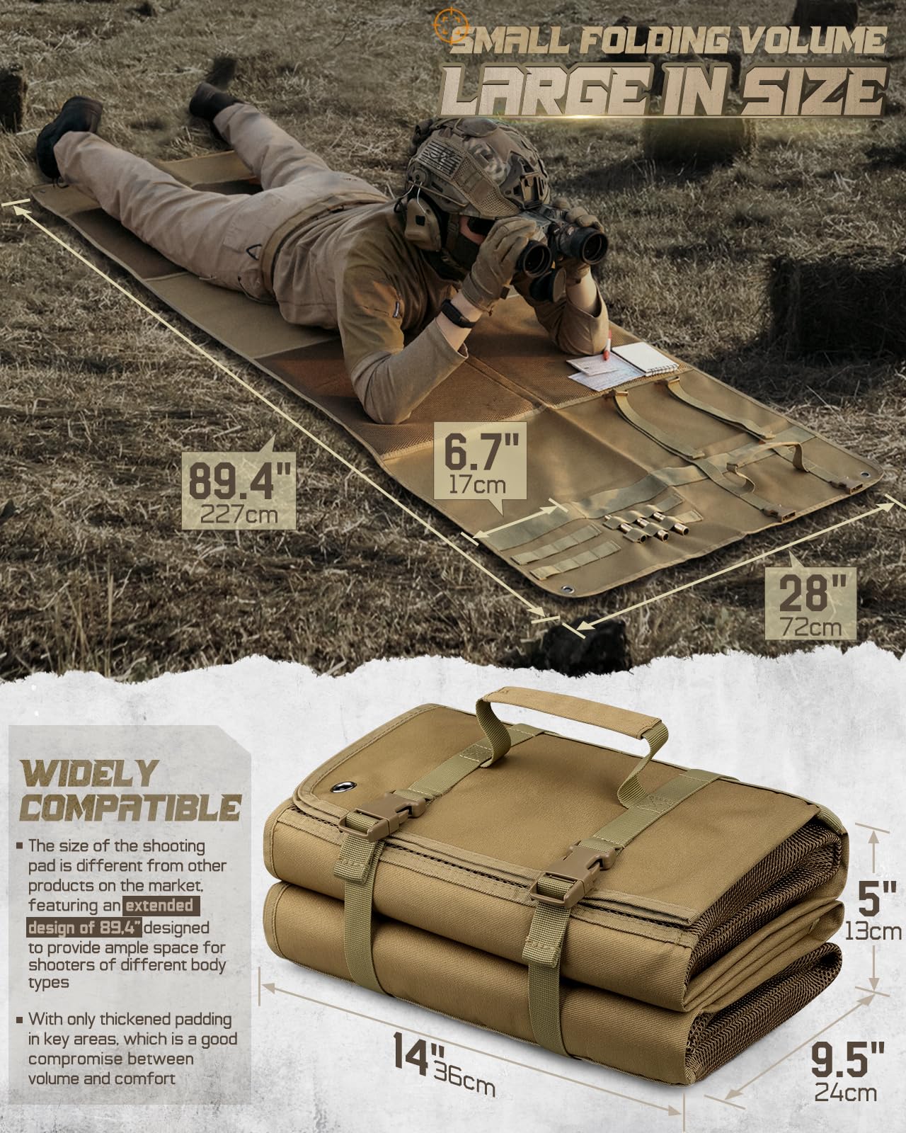 Shooting Mat Prone Tactical Sh - đánh giá và giá Outdoor Hunting Blanket