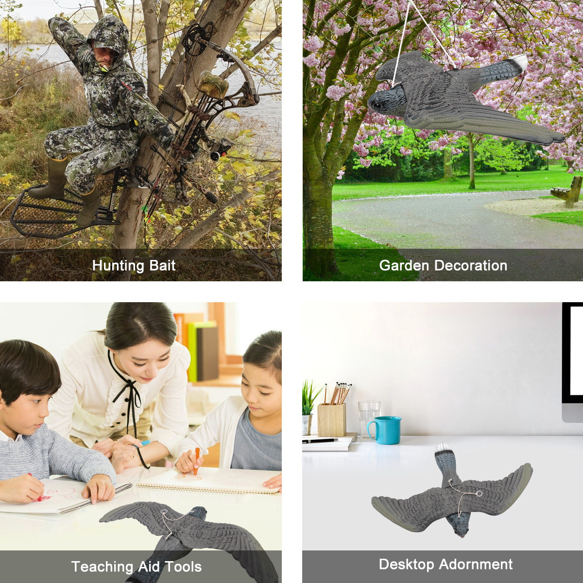 1Pcs Lifelike Plastic Bird Scu - đánh giá và giá Hunting Outdoor Decor