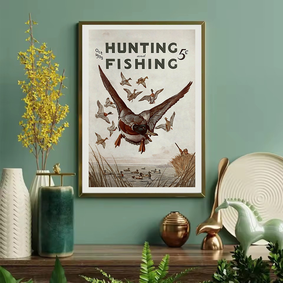 Retro Wildlife Outdoor Hunting - đánh giá và giá Hunting Outdoor Decor