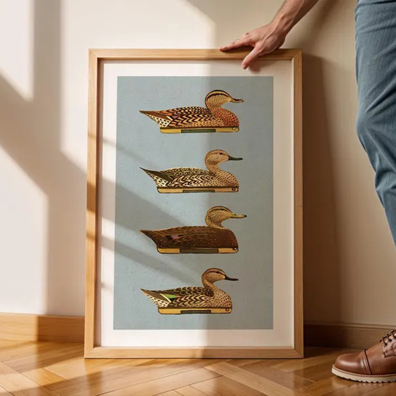 Retro Duck Prints Outdoors Art - đánh giá và giá Outdoor Hunting Paintings