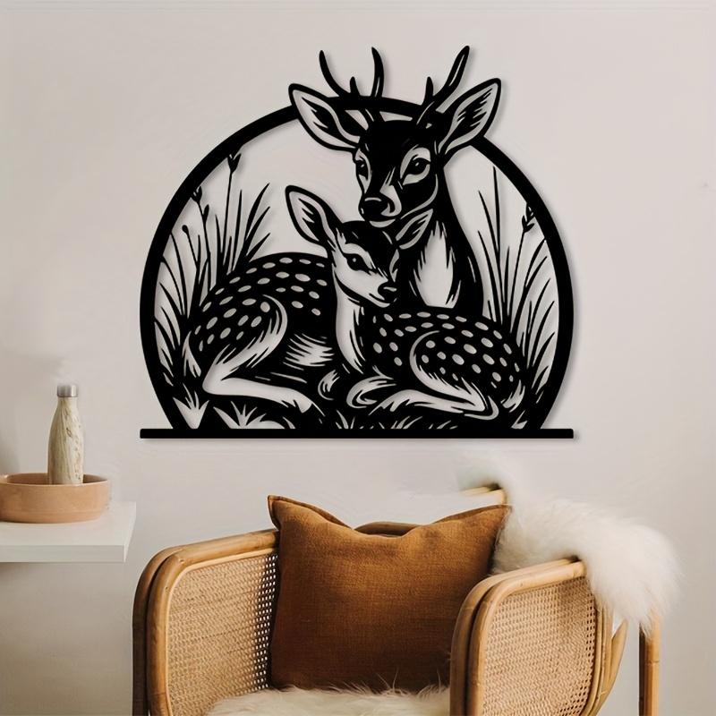 Brand Rustic Iron Deer Wall Ar - đánh giá và giá Hunting Outdoor Decor