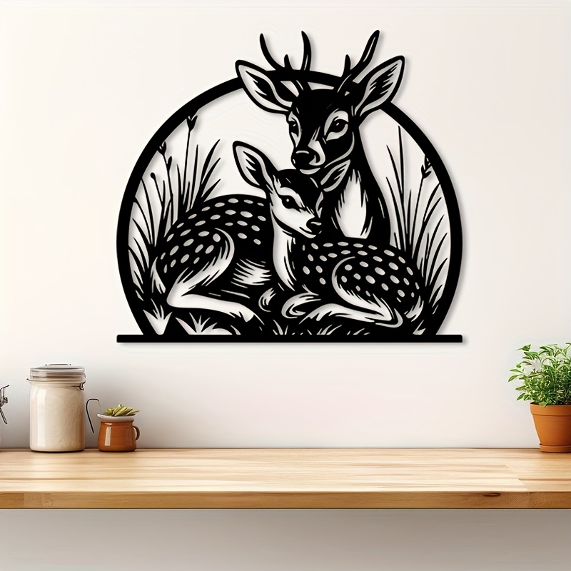 Brand Rustic Iron Deer Wall Ar - đánh giá và giá Hunting Outdoor Decor