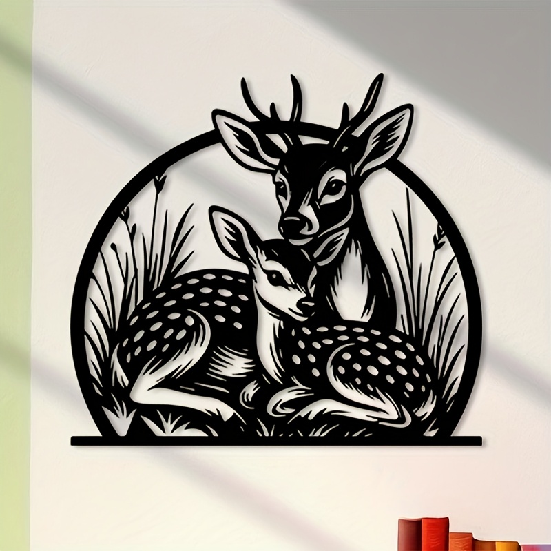 Brand Rustic Iron Deer Wall Ar - đánh giá và giá Hunting Outdoor Decor